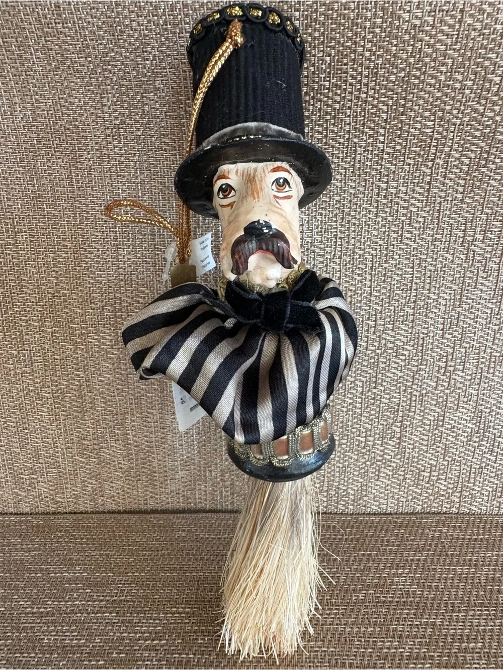 Katherine’s Collection Airedale Terrier Christmas Tree Ornament Dapper Dog NWT